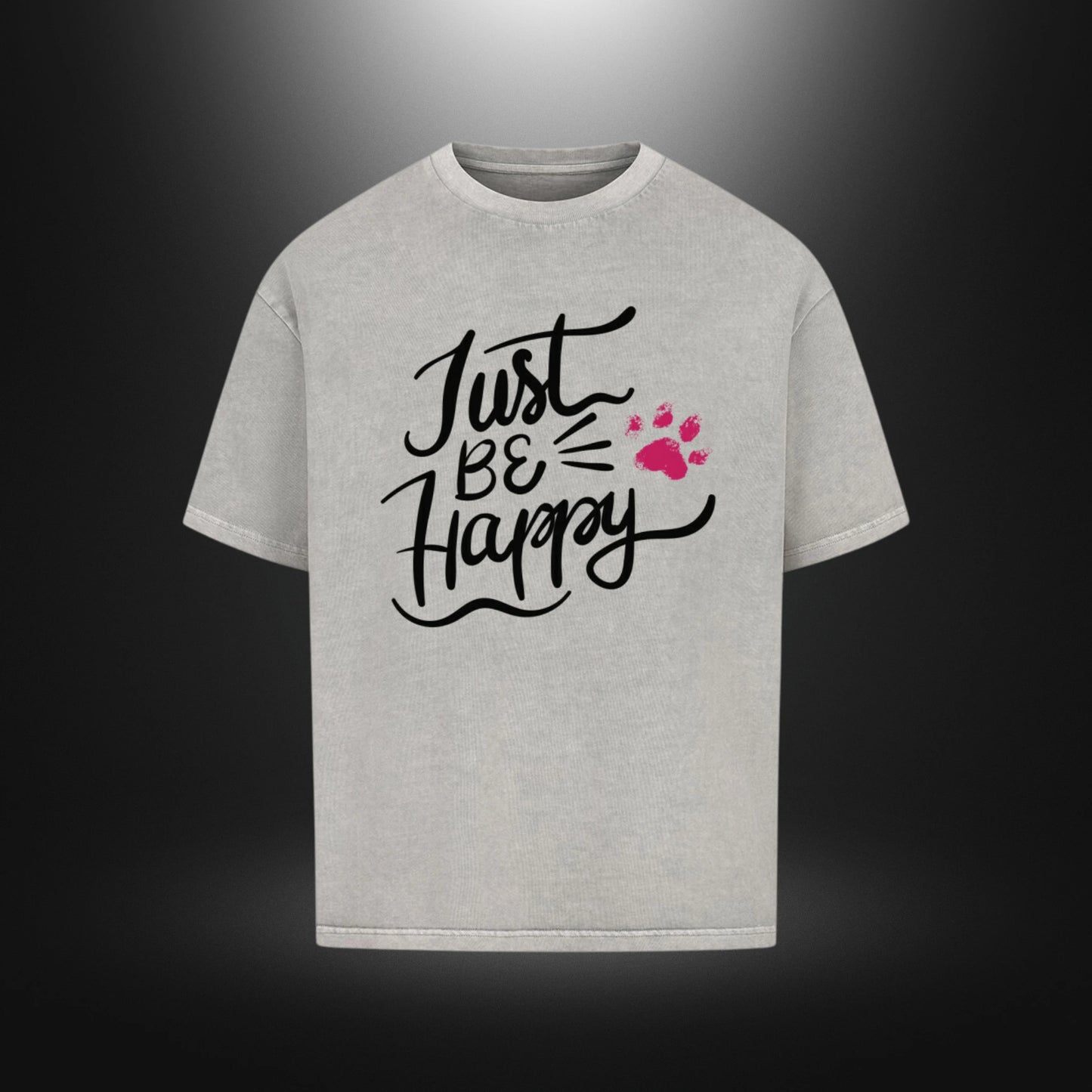 VACANCY Oversized Shirt - Just BE Happy