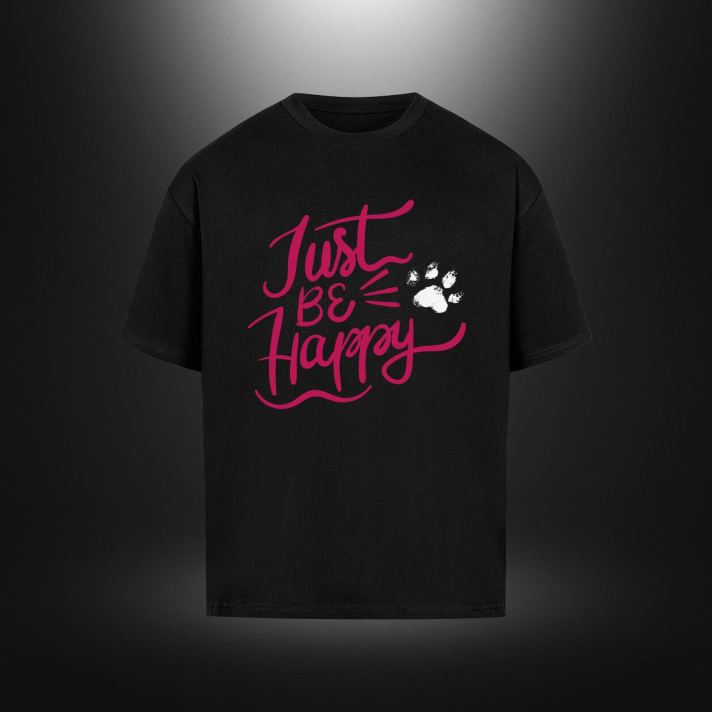 VACANCY Oversized Shirt - Just BE Happy