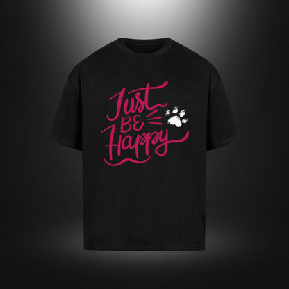 VACANCY Oversized Shirt - Just BE Happy