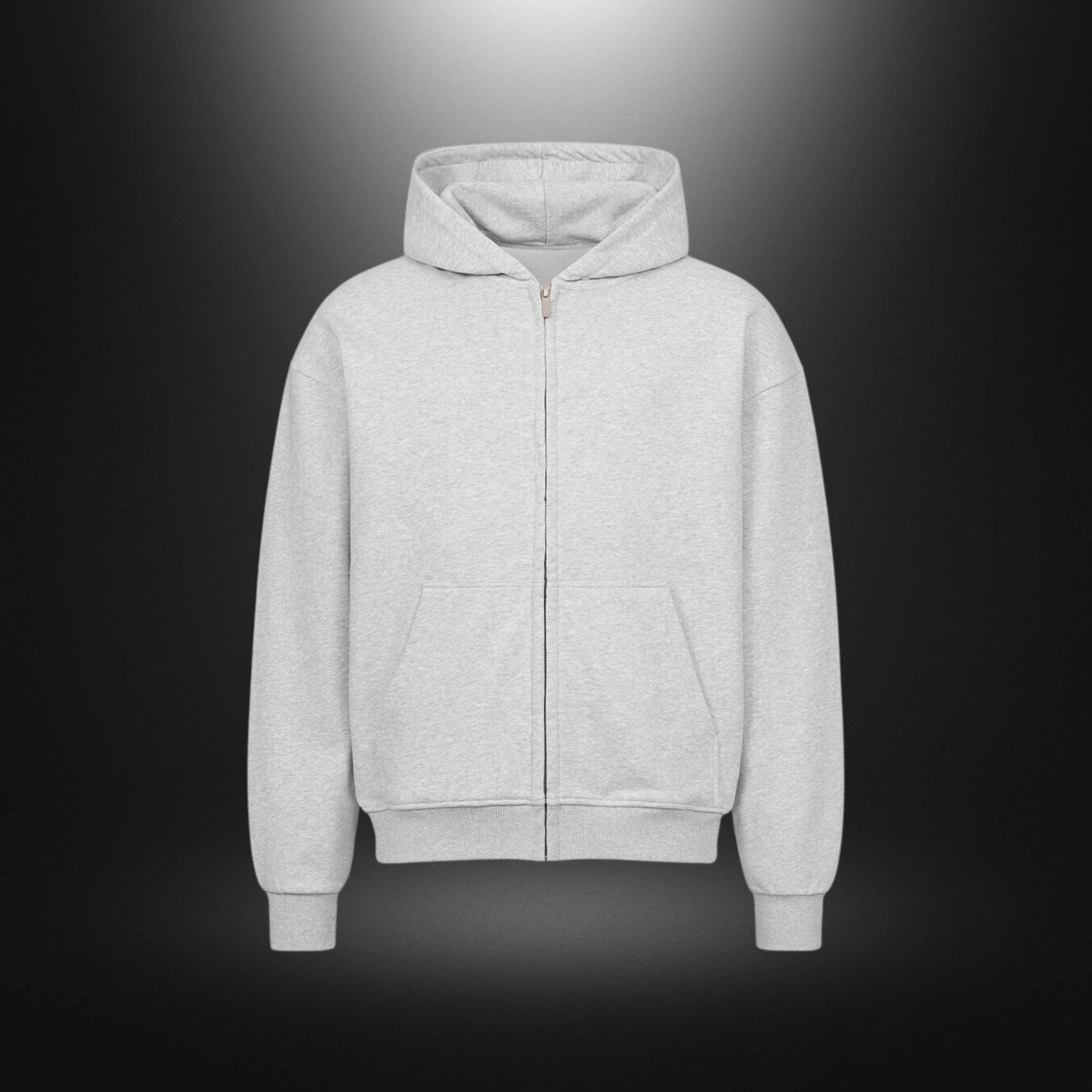 VACANCY Oversized Zipper Hoodie - ICH GEHE GASSI & WER FÜHRT DICH AUS ?