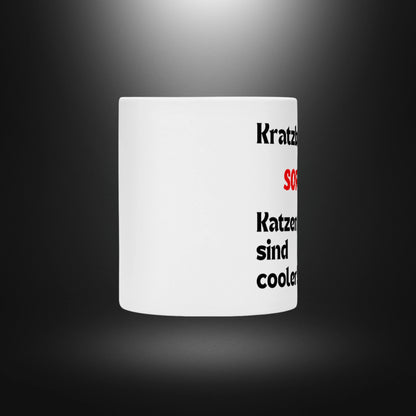Tasse - Kratzbürstig? SORRY ! Katzen sind Cooler !