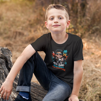 Kinder-T-Shirt mit Bulldog-Motiv „DOG BOY“ – Galeriebild
